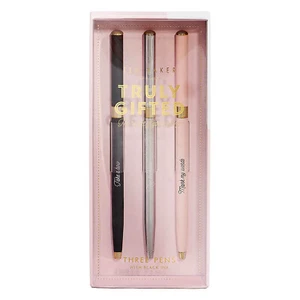 Ted Baker - Set of 3 Ball Point Pens in Presentation Gift Box - Picture 1 of 4