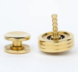 New Brass Hand Twisting Spinning Top Toy Gyro Multi-function Gyroscope - Picture 1 of 9