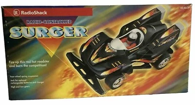Vintage 1999 Radio Shack Radio Controlled Surger R/C Car Roadster 1:13 Orig. Box - Image 1 of 4