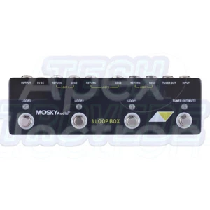 MOSKY AUDIO 3 Loop Box Guitar Effect Pedal with Channel Selection True Bypass - Bild 1 von 9
