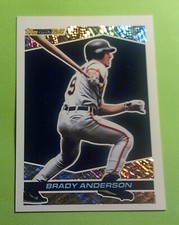 1993 Topps Black Gold Brady Anderson Baseball Insert Card 24 Baltimore Orioles 