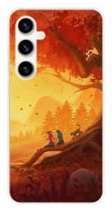 Coque en silicone imprimée compatible Samsung Galaxy S23 FE Automne à deux - Photo 1 sur 3