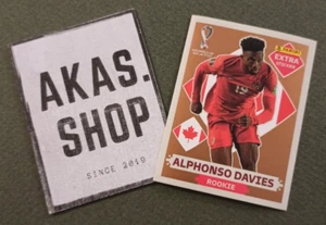 Alphonso Davies Rookie Bronze Extra Sticker PANINI FIFA World Cup Qatar 2022 - Bild 1 von 4