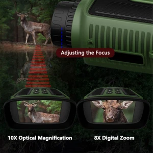 2.5KD 40MP Binocular Infrared Night Vision 8X Digital Zoom 300M Bird Telescope - Picture 1 of 26