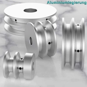 Aluminum Keilriemenscheibe Rillenbreite 1/2" Antriebs Riemenscheibe Ø40mm-100mm - Picture 1 of 11