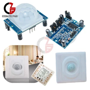 IR PIR Infrared Sensor Switch Module Body Motion Lamps Auto On Off Light SR501 - Picture 1 of 18