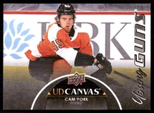 2021-22 Upper Deck UD Canvas Black Cam York Philadelphia Flyers #C233