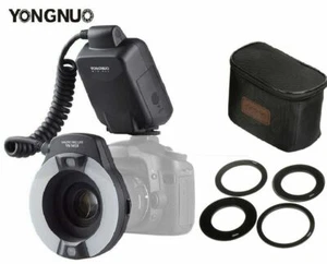 YONGNUO YN-14EX TTL Macro Ring LED Flash Light + Adapter Rings for Canon Cameras