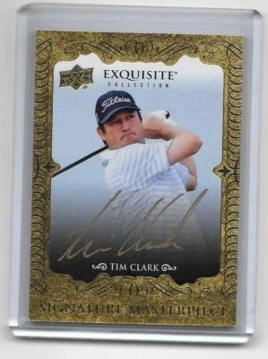 2014 UPPER DECK EXQUISITE Signature Masterpieces Auto TIM CLARK  - Image 1 of 2