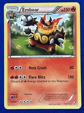 Pokémon Card - EMBOAR - 19/114 - Deck Exclusives - Rare  !!!