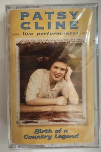 Patsy Cline Live Performances Birth of a Country Legend 19 Songs Cassette Tape - Picture 1 of 1