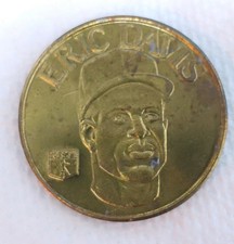 Sport Stars Collector Coin 1992. Eric Davis.