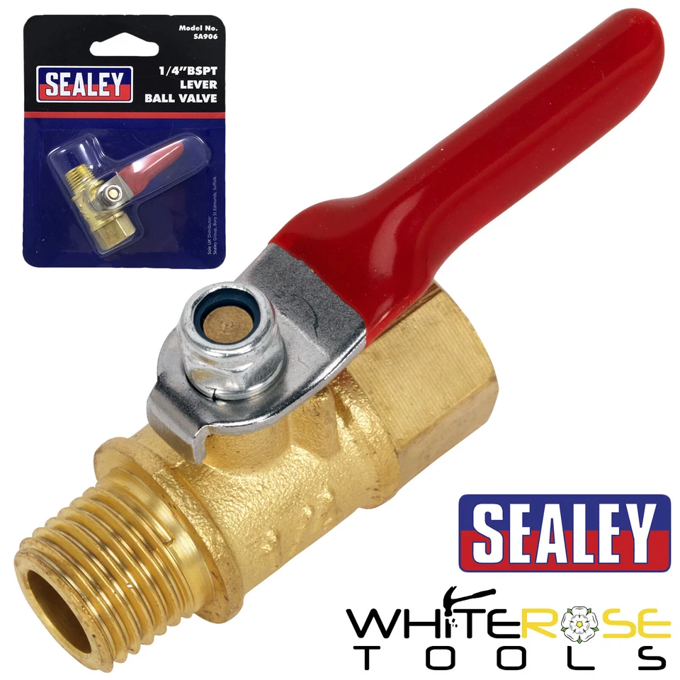 Sealey SA906 Lever Ball Valve 1/4"bspt
