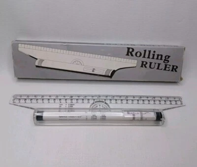 Vintage Rolling Ruler M.S.R. Imports Taiwan - Image 1 of 4