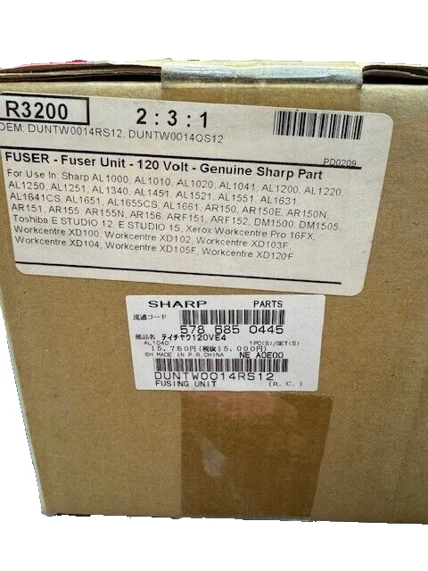 Genuine Sharp Fuser unit - 120 volt- R3200 - Image 1 of 1