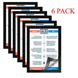 Mainstays 8.5x11 Picture/Document Sign Holder Pockets with Magnetic Adhesive - Picture 1 of 6