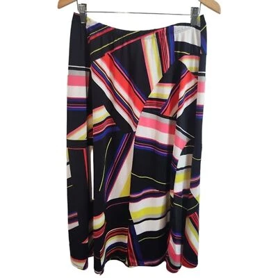 Ny Collection Women PL Multi Color Retro Maxi Skirt Size PL - Image 1 of 4