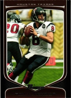 2009 Bowman Draft Football Card #18 Matt Schaub NrMt Free Shipping - Image 1 of 2