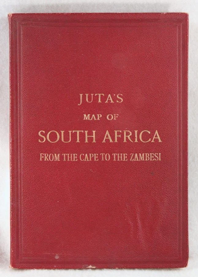 Juta's Map of South Africa from the Cape to the Zambesi 1894 w/ Cover - Image 1 of 1