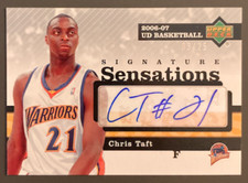 CHRIS TAFT 2006-07 UPPER DECK SIGNATURE SENSATIONS 03/25