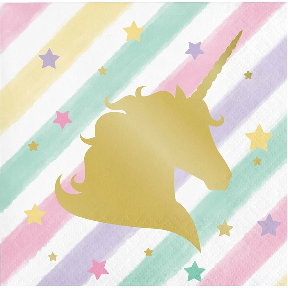 Unicorn Sparkle Beverage Napkins - 16 Count - Image 1 of 1