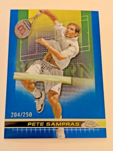 Pete Sampras 2024 Topps Chrome Tennis Blue Refractor /250 - Picture 1 of 2