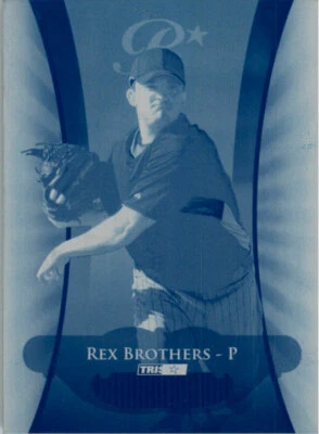2010 TriStar Pursuit REX BROTHERS #14 Rookie Press Plate 1/1 - Image 1 of 2