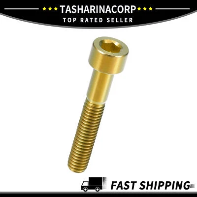 Universal Piece of  Titanium Alloy Gold Tone Bike Headset Stem Bolt - Image 1 of 4