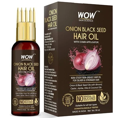 Onion Black Seed Hair Oil for Hair Growth Anti Hair Loss/Anti Dandruff/50ml - image 1 of 4