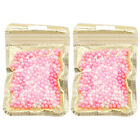 2 Packs Pearls For Decor No Holes Beads Fillers Artificial Imitation