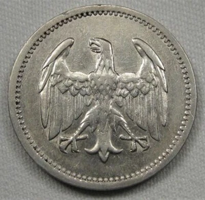 1925-A Alemania 0,500 moneda de plata 1 marca XF AD931 - Imagen 1 de 3
