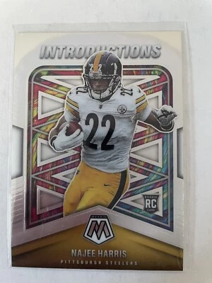 2021 Panini Mosaic NAJEE HARRIS Introductions Rookie RC #I-9 STEELERS - Image 1 of 2