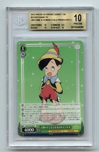 Weiss Schwarz Disney 100 Pinocchio, Become A Real Child, C BGS 10 PRISTINE 💎 - Picture 1 of 1