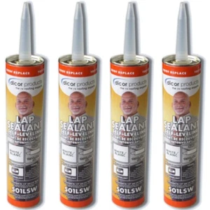 Cantidad Dicor 501LSW. Sellador de regazo autonivelante 4, blanco tubo 10,3 OZ reparación de techo para autocaravana - Imagen 1 de 1