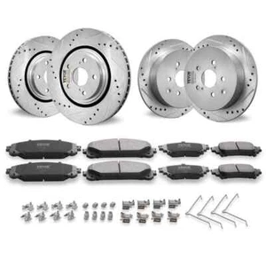 Front and Rear Brake Kit Compatible with Toyota Sienna,Highlander,Lexus RX350,RX - Picture 1 of 8