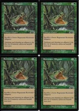 MTG: ROOTWATER ALLIGATOR Exodus COMMON; played, Excellent condition x4