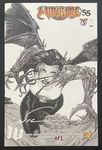 WITCHBLADE #55 Wizard World Chicago Variant Signed Marc Silvestri Artist Proof 1 - Picture 1 of 2