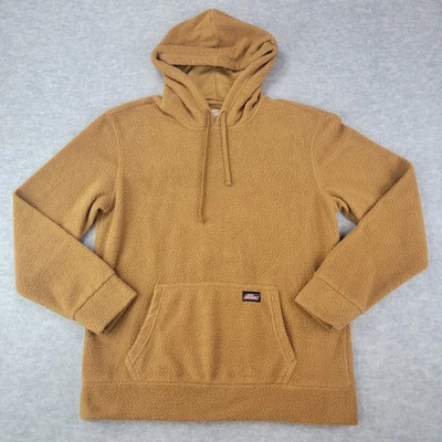 Dickies Sweatshirt Golden Brown Sherpa Hoodie Pullover Pocket Men's Size M 38/40 - Image 1 of 4