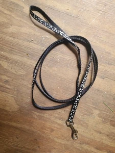 Whisker City Moon and Stars Astrology Cat/Kitten Leash Black and White - Picture 1 of 4