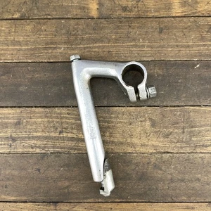 Vintage Schwinn Quill Stem 21.1 mm .833 Silver Steel Continental Handlebar - Picture 1 of 12