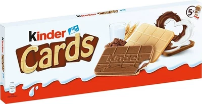 Tarjetas Kinder 🍫128 g/4,51 oz galletas con cacao y leche relleno dulces golosinas Foto 1 de 4