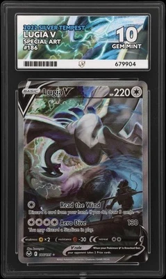 Lugia V Alt Art Silver Tempest 186/195 Pokemon Card Ace 10 Gem Mint - Image 1 of 2