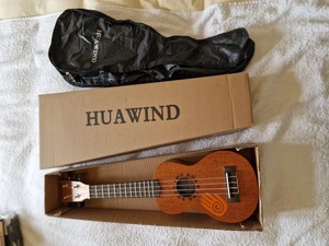Brand new natural finish Soprano Ukelele by Huawind - Picture 1 of 5