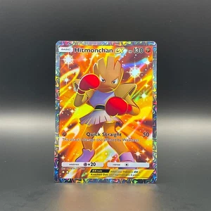 Fan Art Pokemon TCG Pocket Hitmonchan EX Holo Full Art | Mega Rising - Picture 1 of 4