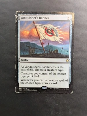 MTG - Vanquisher's Banner - Ixalan - Heavy Play - Normal - Image 1 of 2