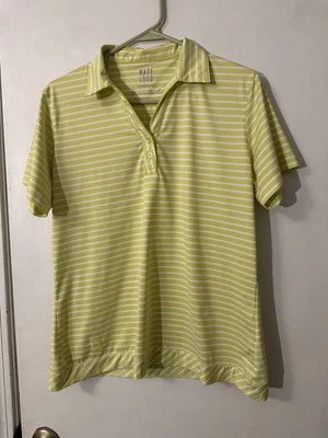 Polo Kate Lord Performance a rayas verde lima ropa deportiva grande para mujer Foto 1 de 4