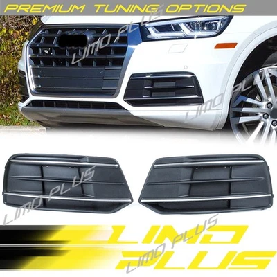 2018-2020 for Audi Q5 Bumper Fog Light Grille Cover Left Right Not S-Line SQ5 - Изображение 1 из 4