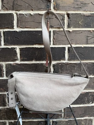 NWT $139 The Sak Tess Large Sling Bag Sand Suede Adjustable Crossbody beige - Image 1 of 4