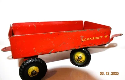 Cockshutt rojo de metal vintage "95" Farm Wagon 7" Foto 1 de 4