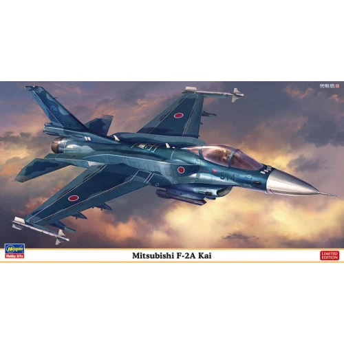 MITSUBISHI F-2A KAI KIT 1:48 Hasegawa Kit Aerei Modellino Nuovo - Immagine 1 di 1